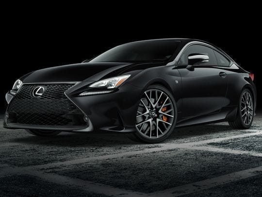 Lexus shows the blacked-out version of its RC F sports